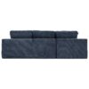 Cloud Sectional Sofa Upholstered Sofa Couch With Double-Layer Cushion And Side Pockets - Blue - Image 27