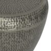 Preston - Metal Side Table - Antique Silver - Image 6