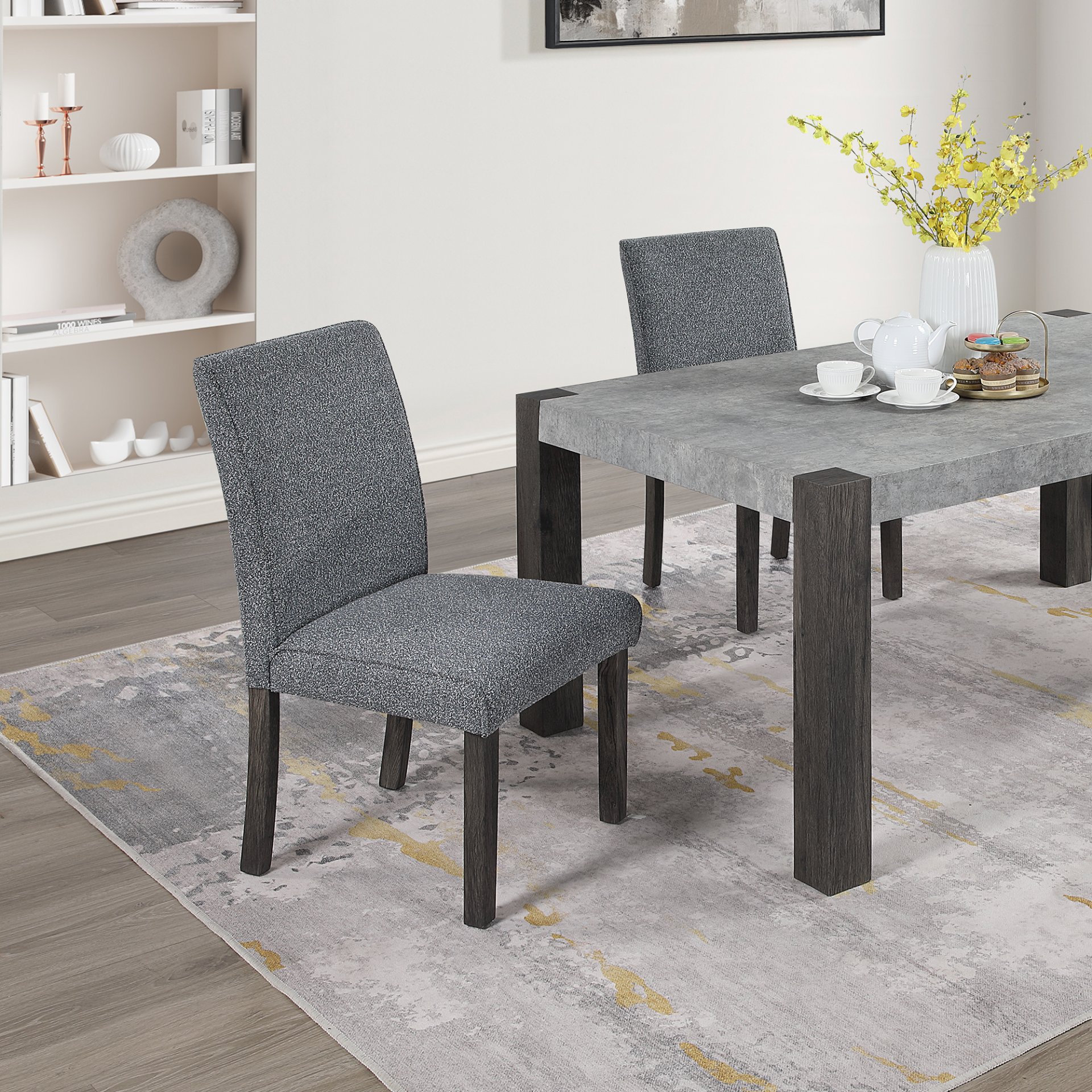 Dahiris - Dining Table Set With Chairs - Gray - Image 13