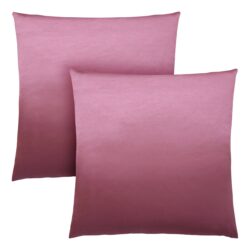 Pillows, Square, Insert Included, Decorative Throw, Hypoallergenic Polyester, Modern (Set of 2) - Pink
