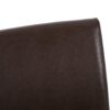 Modern Dining Chair With Upholstery - Dark Brown - Image 14