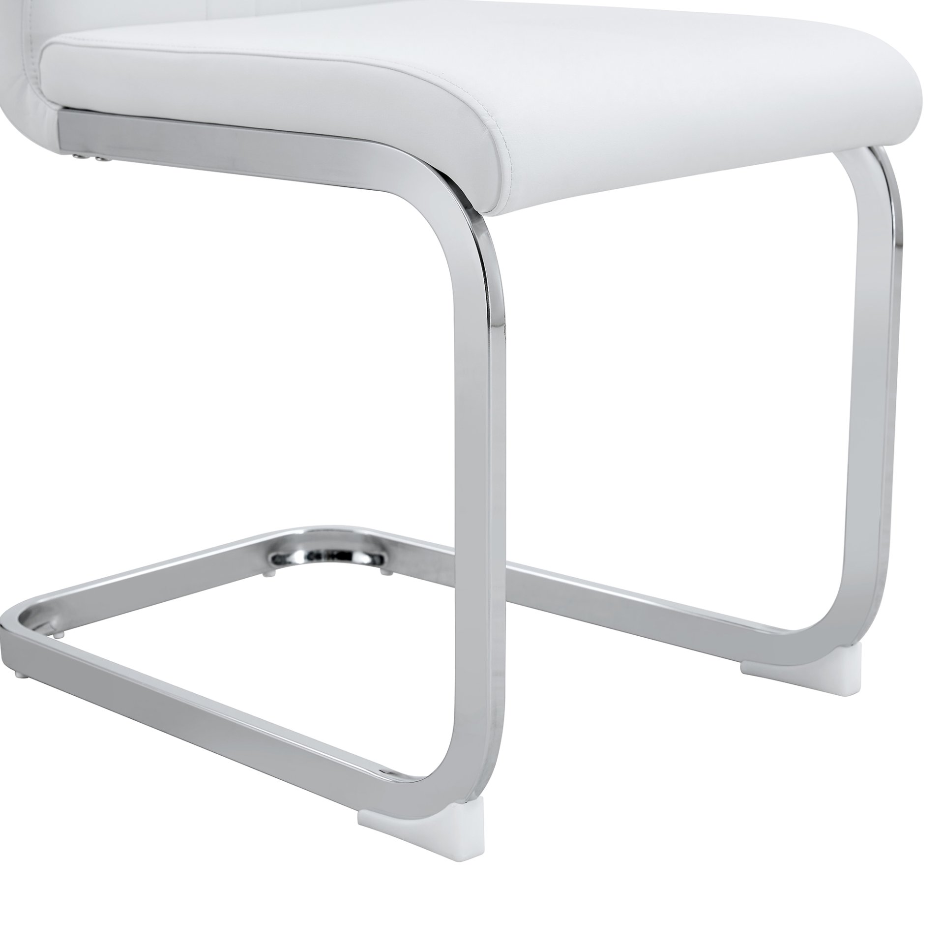 (Set of 4) Material Bow Shaped Chairs Adding Fashion To Minimalist And Contemporary Home Styles - White - Image 13