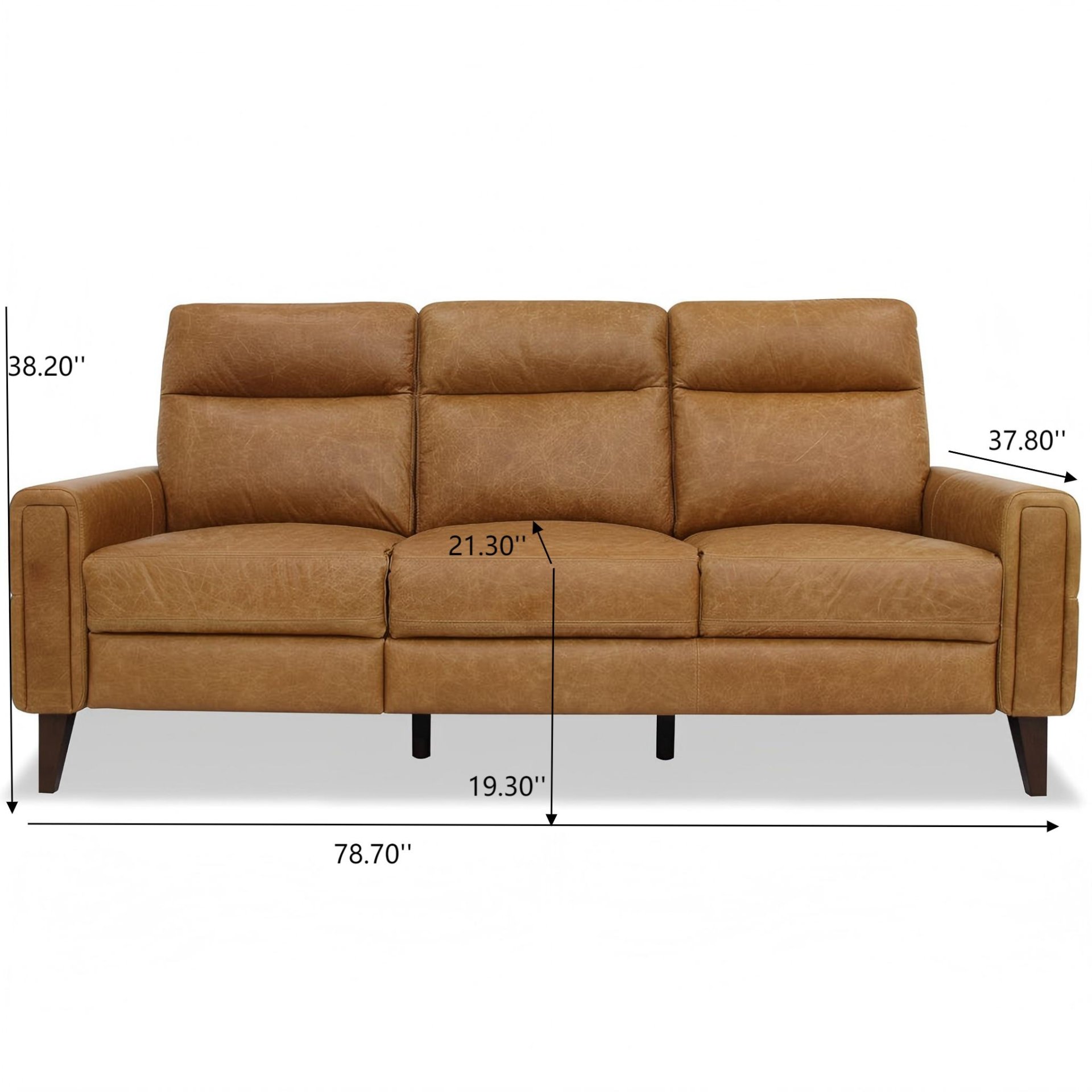 Elliot - Incliner Sofa Left - Waxy Tan - Image 3
