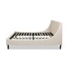 Aspen - King Vertical Tufted Headboard Platform Bed Set - French Beige - Image 13