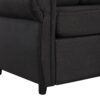 Pull Out Sofa Bed Loveseat Sleeper With Twin Size Memory Mattress With Two USB Ports For Living Room Spaces - Black - Image 21