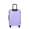 3 Piece Luggage Sets Lightweight Suitcase With Two Hooks, Spinner Wheels, Tsa Lock, (20/24/28) - Light Purple - Image 10