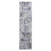 Payas - 2' X 8' Abstract Runner Rug - Gray / Denim - Image 9
