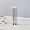 Simple Silver Stainless Steel Folding Table Frame Multifunctional Space Saving Design.Separate Folding Table Legs That Can Be Paired With Various Sizes And Styles Of Tabletops - Silver - Image 16