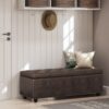Hamilton - Storage Ottoman - Distressed Brown - Image 6