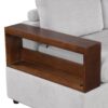 Sectional Sofa Upholstered Sofa Couch With Reversible Armrests For Living Room - Gray - Image 11