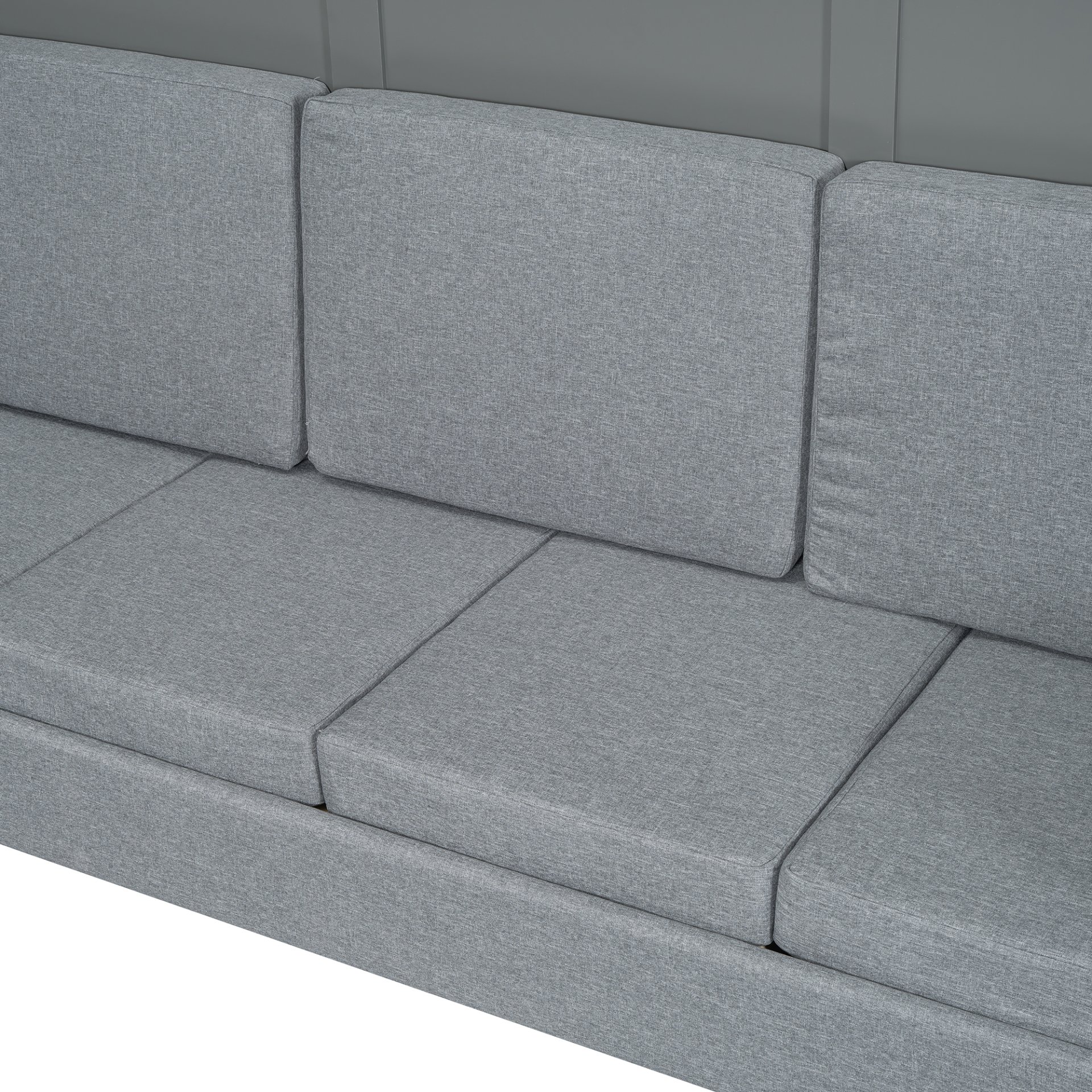 Queen Size Murphy Wall Bed With Sofa - Gray - Image 8