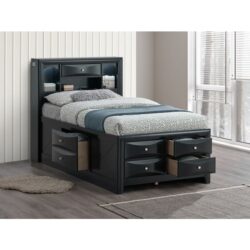 Marilla - Twin Storage Bed - Black