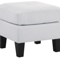 Stylish Seating Ottoman For Small Spaces - White
