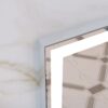 LED Bathroom Vanity Mirror, Wall Mounted Adjustable White / Warm / Natural Lights Anti-Fog Touch Switch With Memory Modern Smart Large Bathroom Mirrors - Silver - Image 7