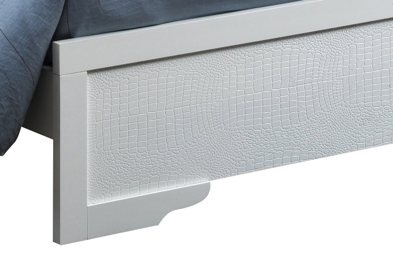 Queen Bed Elegant - Silver Champagne - Image 7