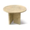Natural Marble Coffee Table For Living Room, Genuine Marble - Glod Yellow Beige - Image 4