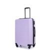 3 Piece Luggage Sets Lightweight Suitcase With Two Hooks, Spinner Wheels, Tsa Lock, (20/24/28) - Lavender Purple - Image 7