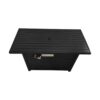 Outdoor Fire Pit Table & Lid - Black - Image 4