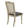 Dining Chair, Upholstered, Side, Transitional (Set of 2) - Gray - Image 6