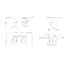 Royce - Dining Table Ecom - White / Gray - Image 3