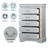Louis Philippe - Chest - Silver Gray - Image 6