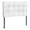 Twin Size, Bed Headboard Only, Upholstered, Transitional - White - Image 2