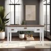 Hampton - Writing Desk - Jasmine Whitewash / Barnwood - Image 2