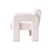 31.10" Wide Boucle Upholstered Accent Chair - Beige - Image 5