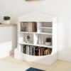 Children's Multi-Functional 7 Shelf Bookcase, Storage Display, Rack, Organizer - White - Image 5