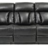 Daria - Reclining Sofa - Black - Image 2