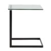 Zenn - Contemporary End Table - Black / Clear - Image 2