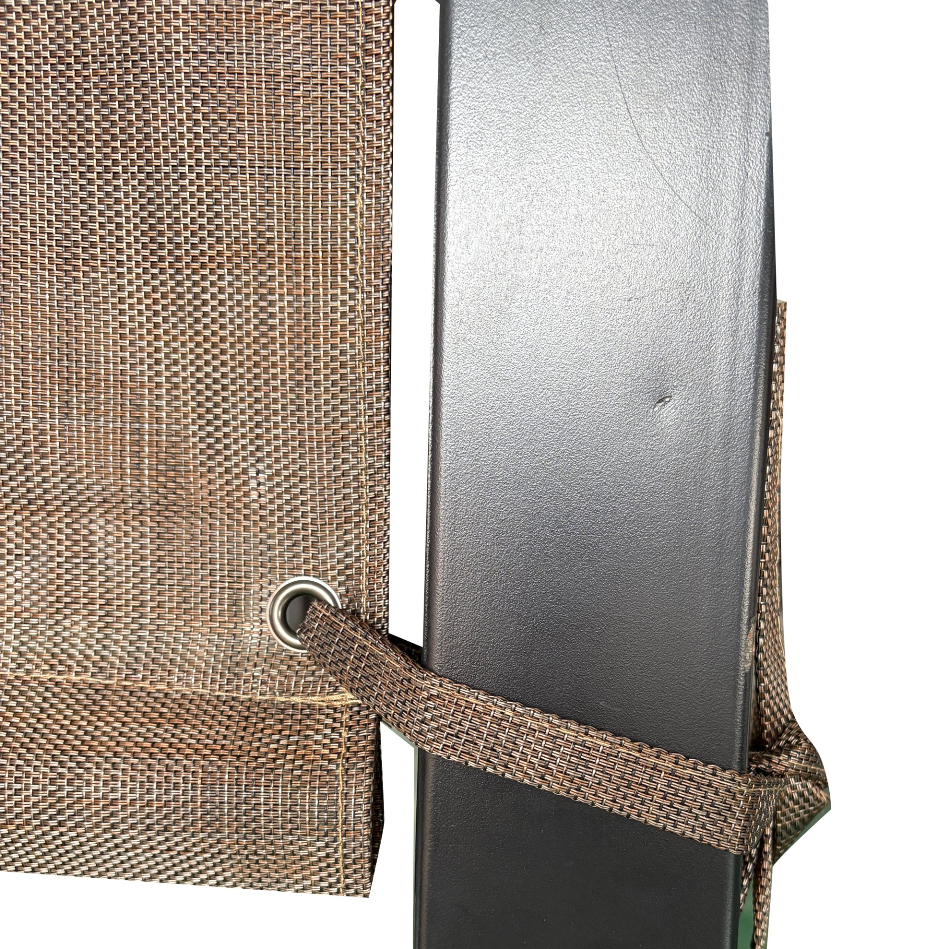 13' X 7.7' Outdoor Pergola Sun Shade Cover Cloth Patio Canopy Hdpe Permeable With Grommets - Brown - Image 7