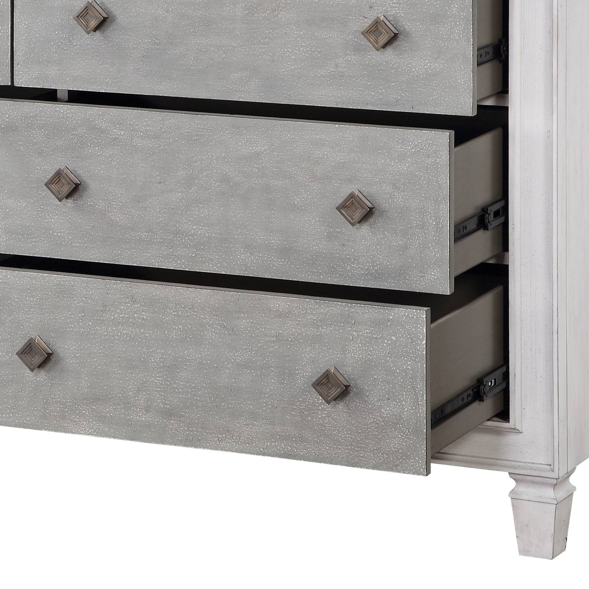 Katia - Weathered Dresser - White - Image 5