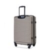 3 Piece Luggage Sets Lightweight Suitcase With Two Hooks, Spinner Wheels, Tsa Lock, (20/24/28) - Gold - Image 7