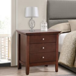 Hammond - 3 Drawer Nightstand - Cappuccino