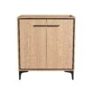 Bathroom Vanity Base With Storage Cabinet, Engineering Wood - Oak - Image 2