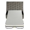 Convertible Ottoman Sleeper With Memory Mattress - Gray - Gray - Image 9