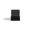 Cloud L Shape Modular Sectional Sofa With Ottoman, 3 Seater Convertible Couch - Black - Image 13