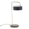 Puck - Contemporary Table Lamp - Nickel / Black - Image 2