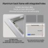 40X32" LED Bathroom Mirror Vanity Mirrors With Front Lights Wall Mounted Anti-Fog Frameless Make Up Mirror With Light Copper Free Silver Mirror Horizontal Or Vertical - Silver - Image 6