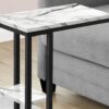 Accent Table C - Shaped, Contemporary And Modern - White - Image 8
