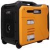 Super Quiet Inverter Generator 5.5Kw Portable Electric & Remote Start Aluminum, 224Cc 4 Stroke - Orange - Image 16