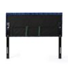 Annecy - Contemporary Upholstered Full / Queen Fabric Headboard - Navy Blue - Image 8