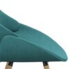 Malden - Bentwood Dining Chair - Turquoise Blue / Light Brown - Image 5