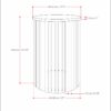 Demy - Metal And Wood Accent Table - Natural / White - Image 7