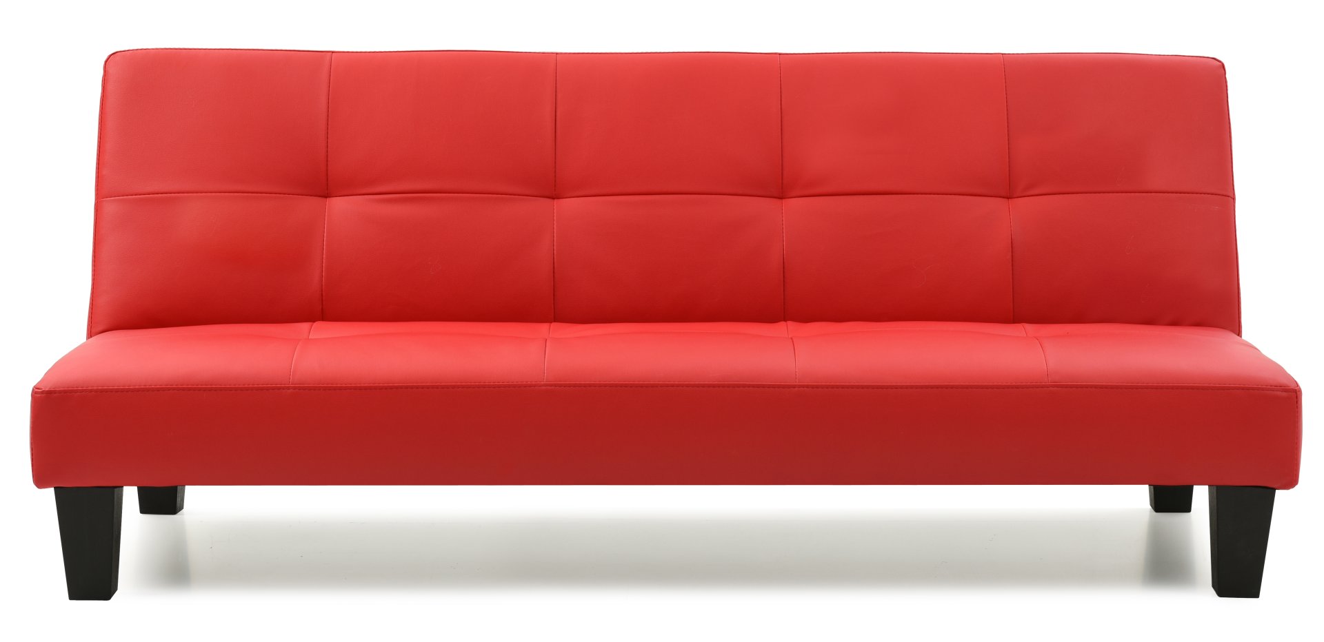 Versatile Contemporary Sofa Bed - Red - Image 3