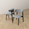 Korbin - Dining Chair (Set of 2) - Gray / Light Gray - Image 4