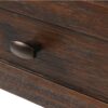 Warm Shaker - End Table - Distressed Charcoal Brown - Image 6