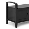 Warm Shaker - Entryway Storage Bench - Black - Image 2