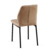 Dining Chairs Living Room Chair Modern Kitchen Armless Side Chair With Metal Legs (Set of 4) - Beige - Image 8